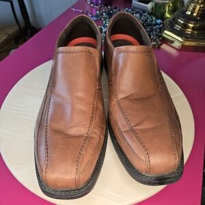 Men's Brown Leather Loafers